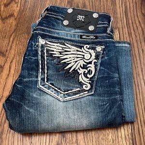 Miss Me Mid Rise Boot Cut Jeans